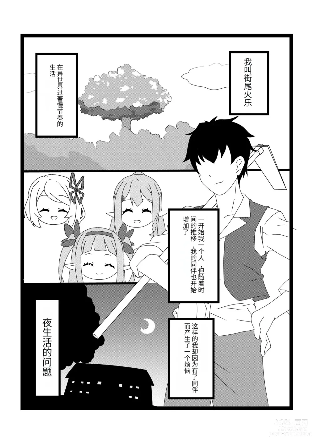 Page 8 of doujinshi Non Non Nonbiri Isekai Nouka Harem