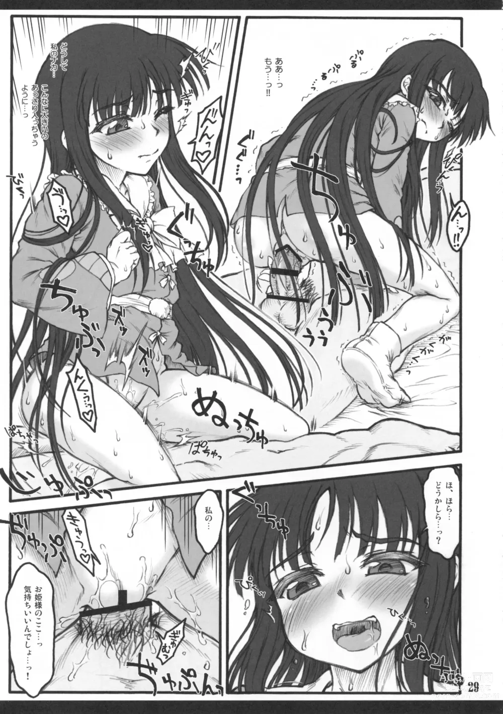 Page 27 of doujinshi Kaguya ~Touhou Shoujo Saiin~