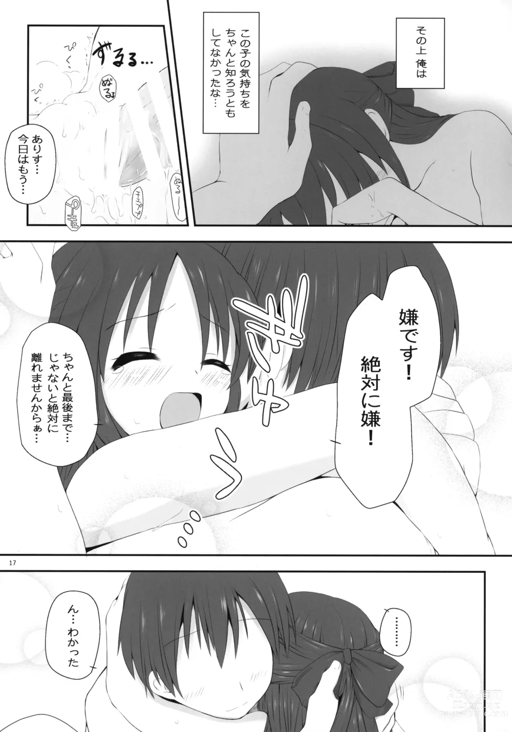 Page 17 of doujinshi Arisu Ecchi