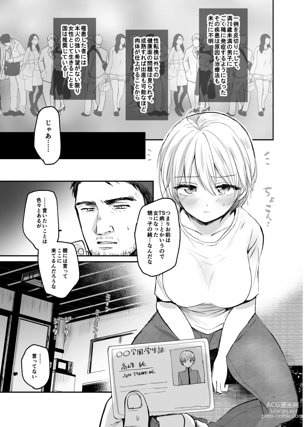 Page 5 of doujinshi Nyotaika Shita Ore wa, Oji-san ni...