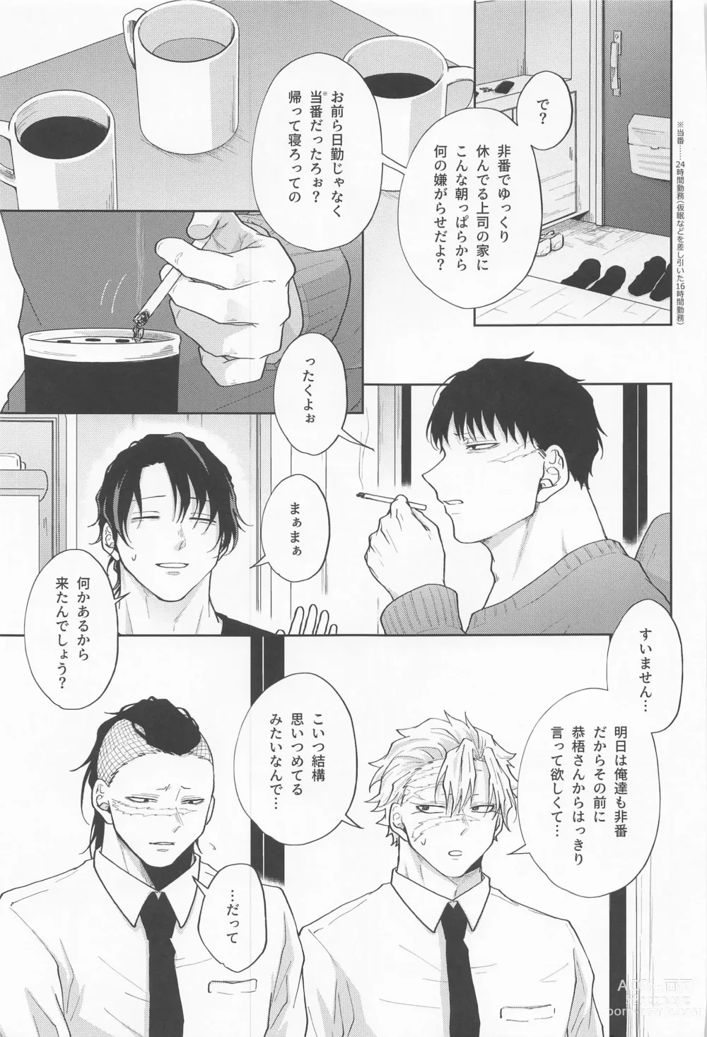 Page 4 of doujinshi Inran Kareshi ni Mi mo Kokoro mo Torawarechuu!!