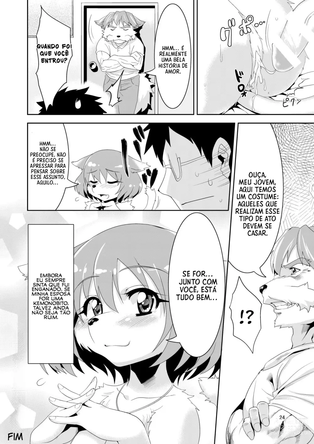 Page 24 of doujinshi Kemono Datte Koi Shitai