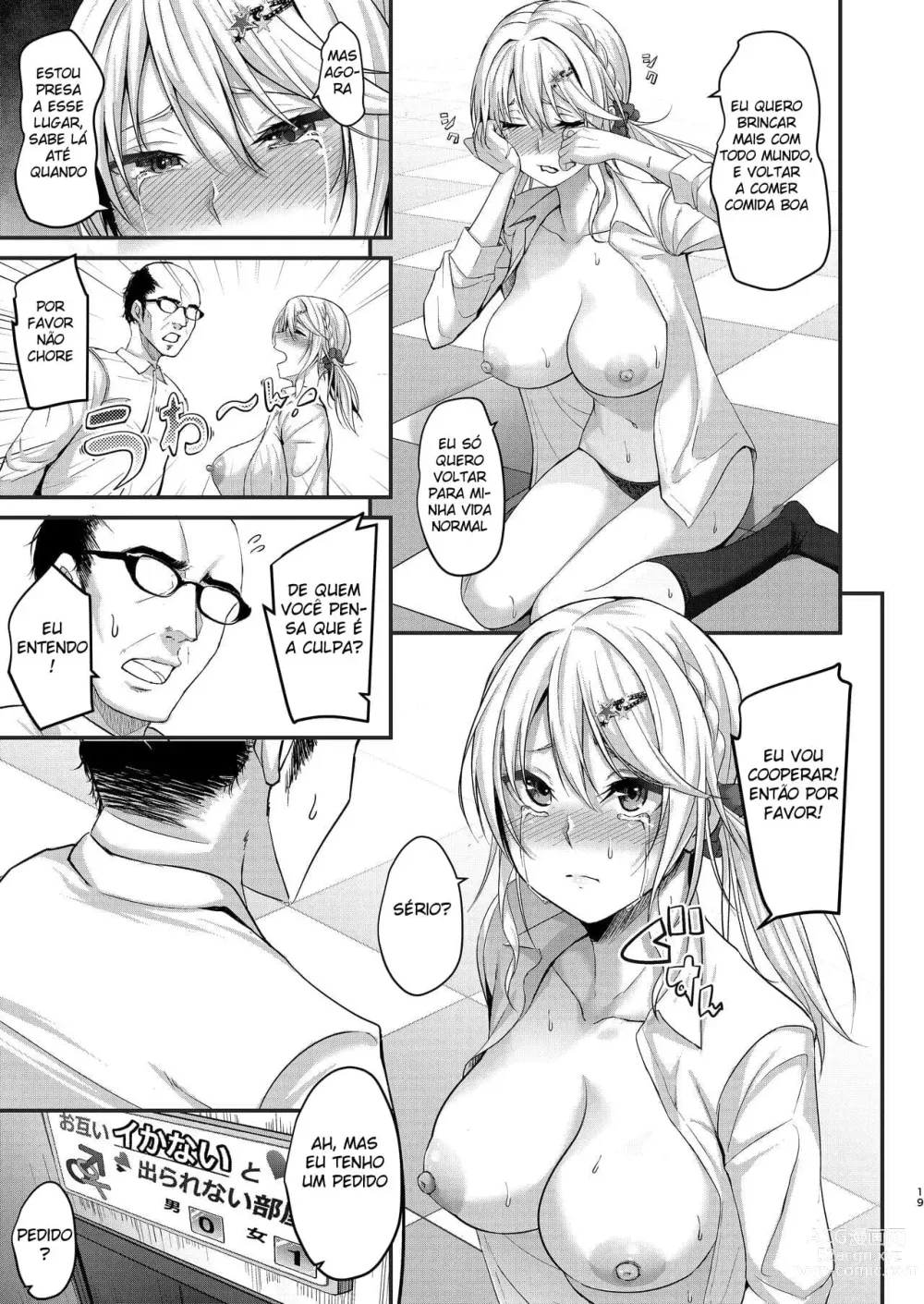 Page 19 of doujinshi Ikiiki Dasshutsu Game with Chou Chirou Oji-san