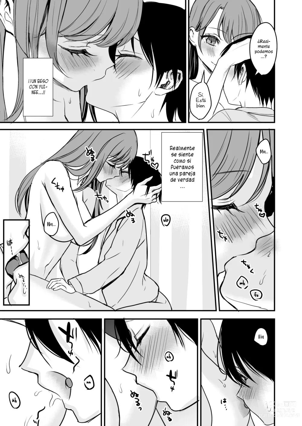 Page 18 of doujinshi Konyaku Haki ni Natta Onee-chan o Nagusametara Otomari H suru koto ni Natta Boku.