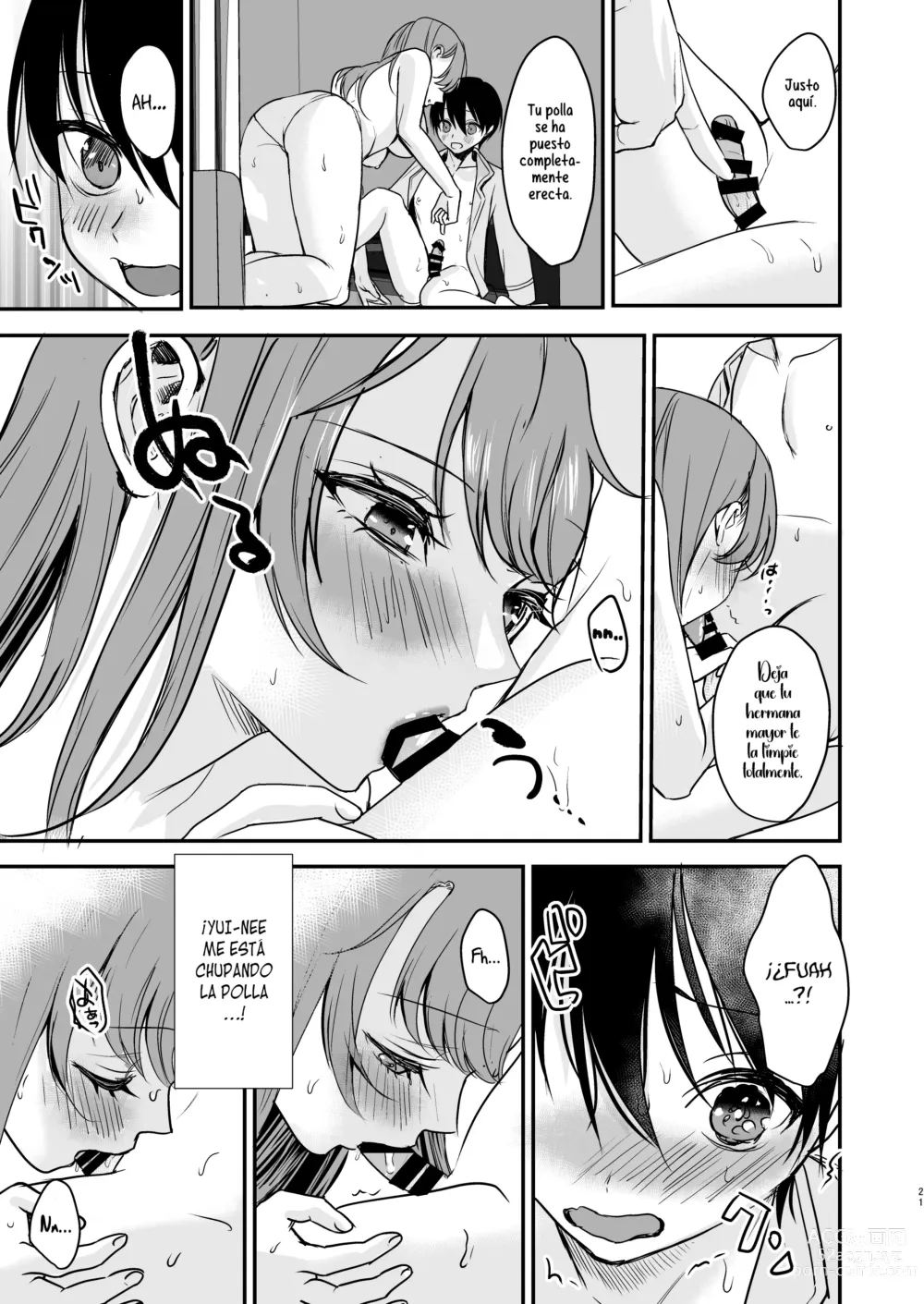 Page 20 of doujinshi Konyaku Haki ni Natta Onee-chan o Nagusametara Otomari H suru koto ni Natta Boku.