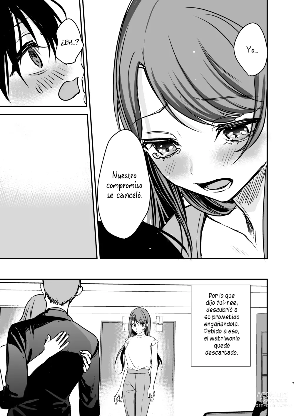 Page 6 of doujinshi Konyaku Haki ni Natta Onee-chan o Nagusametara Otomari H suru koto ni Natta Boku.