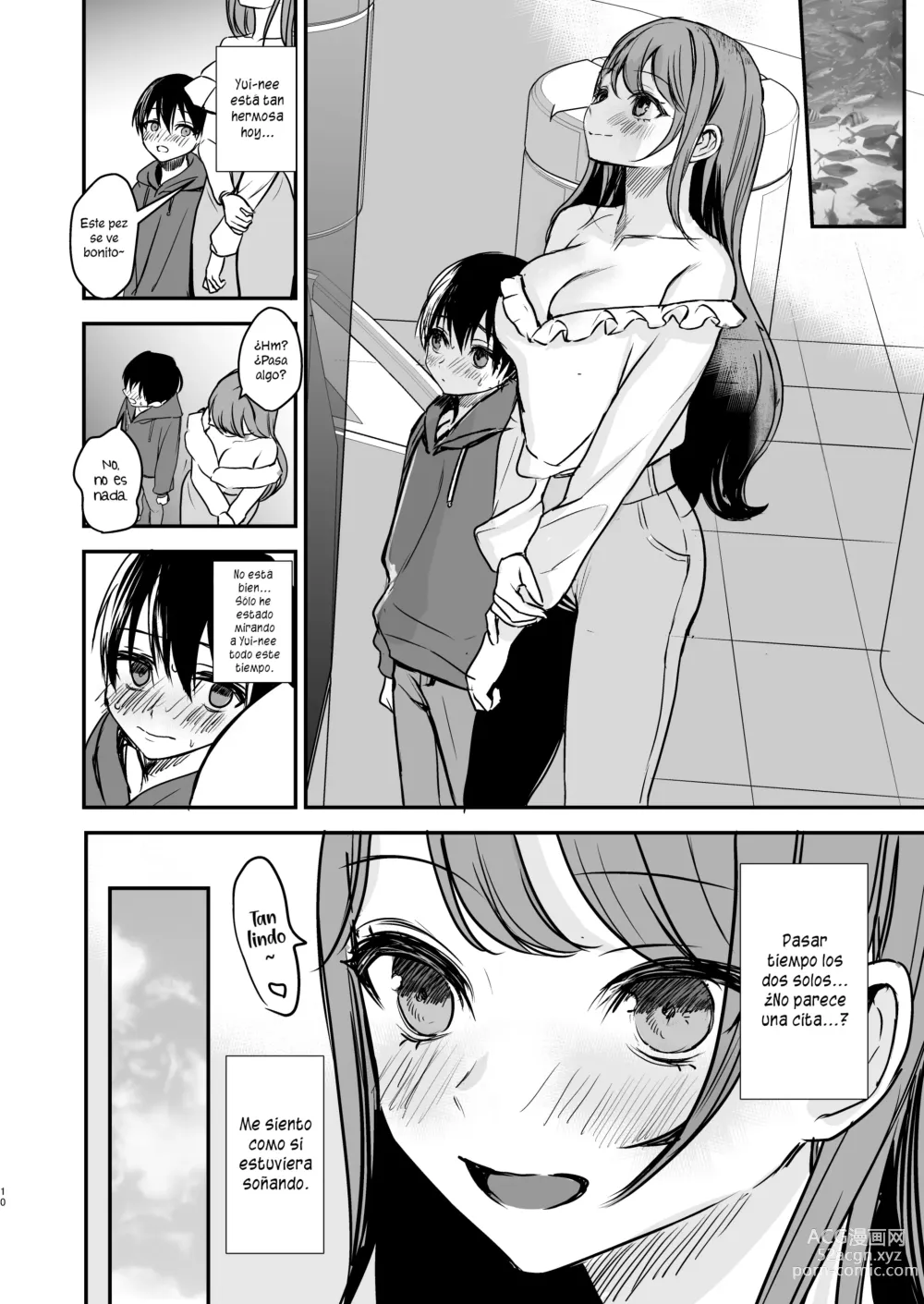 Page 9 of doujinshi Konyaku Haki ni Natta Onee-chan o Nagusametara Otomari H suru koto ni Natta Boku.