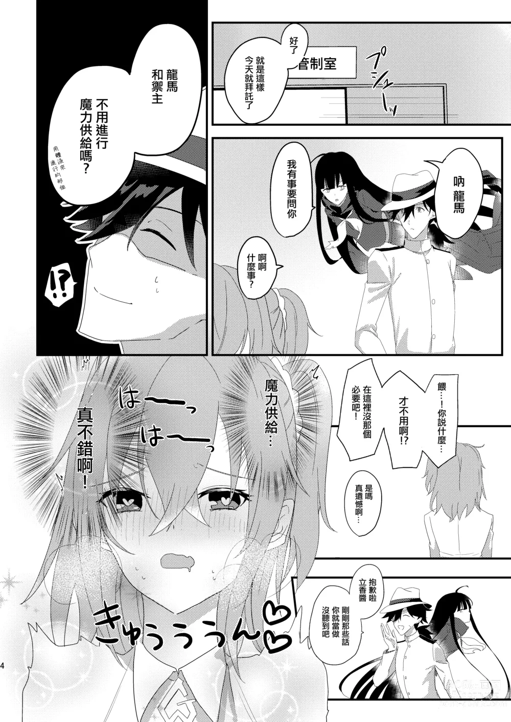 Page 3 of doujinshi Ryouma-san to Business Ecchi Suru Hon