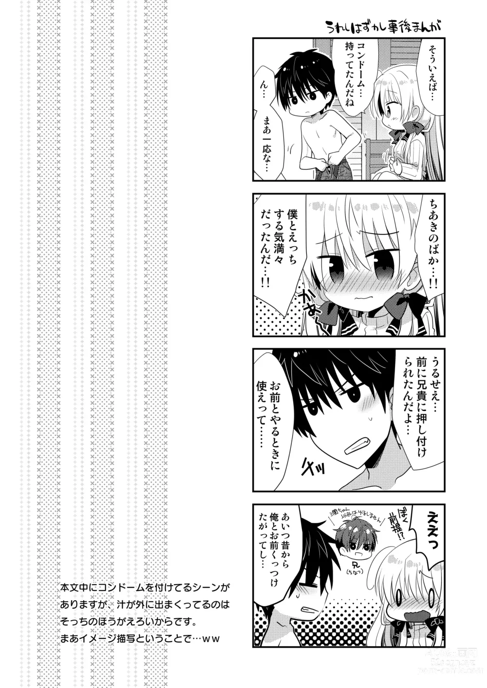 Page 26 of doujinshi Ponkotsu Osananajimi to Hajimete Ecchi