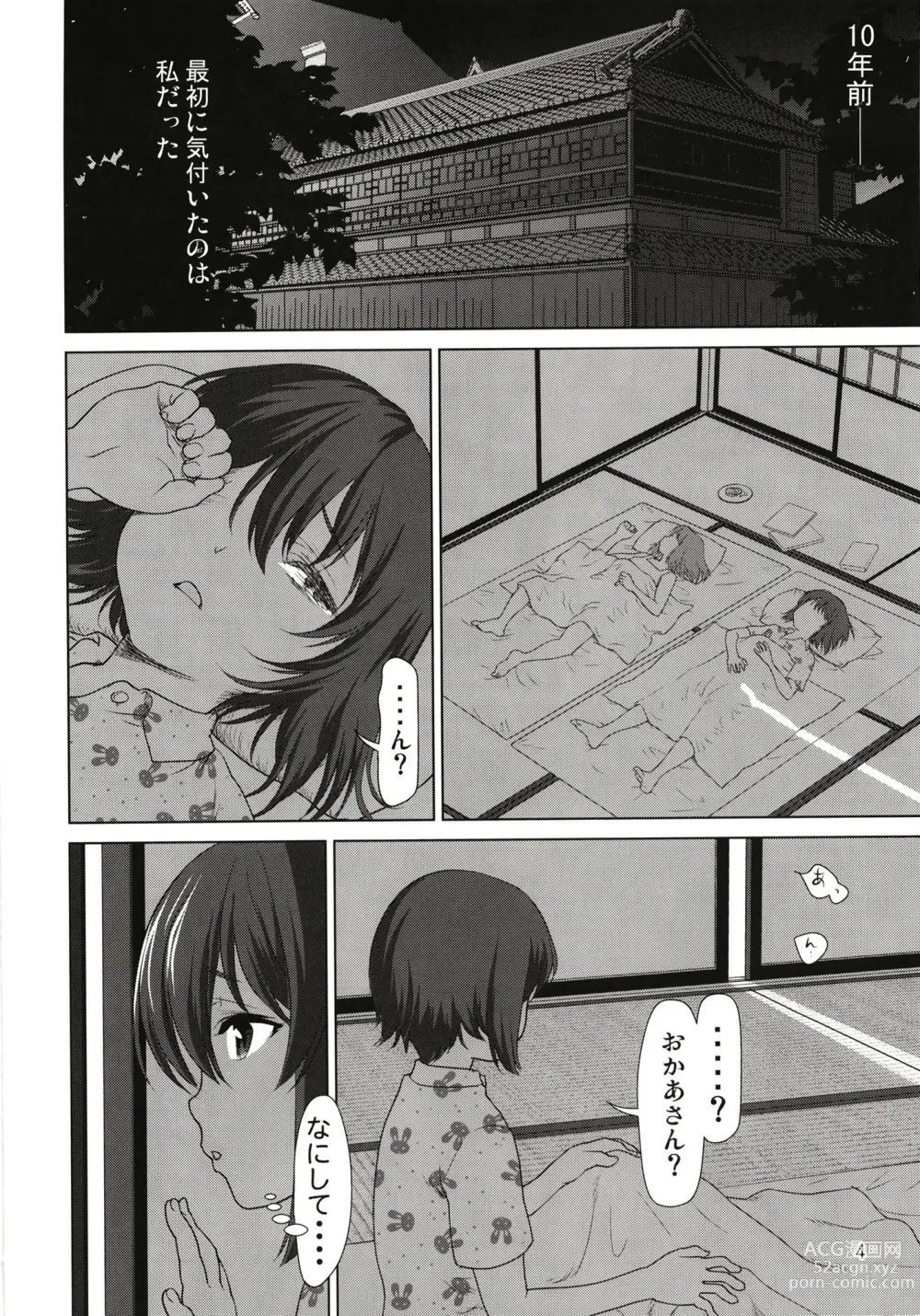 Page 4 of doujinshi Nishizumi-ke no Hime Asobi