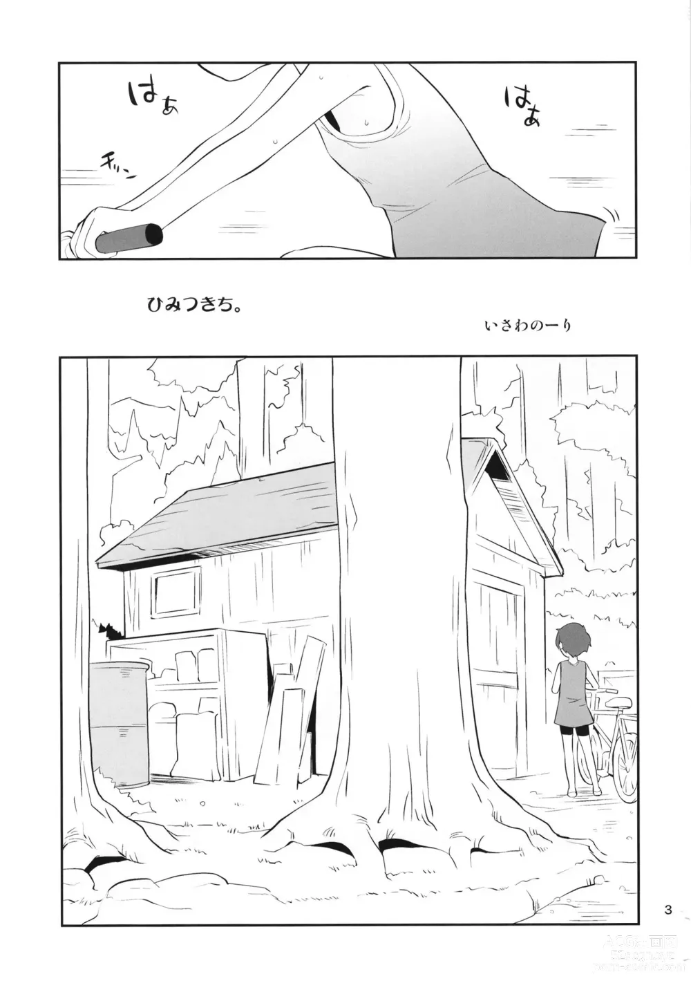 Page 3 of doujinshi Himitsu kichi.