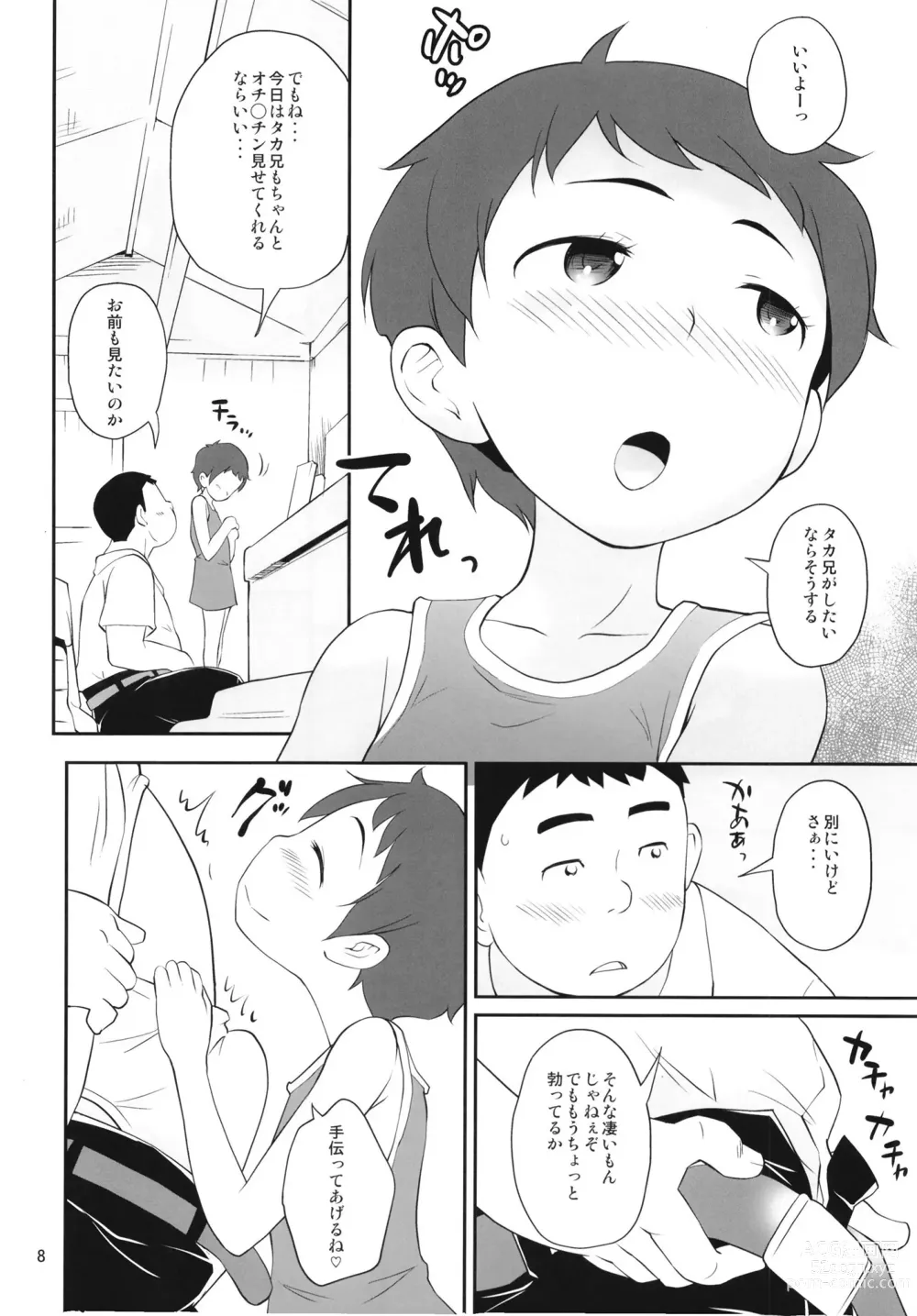 Page 8 of doujinshi Himitsu kichi.