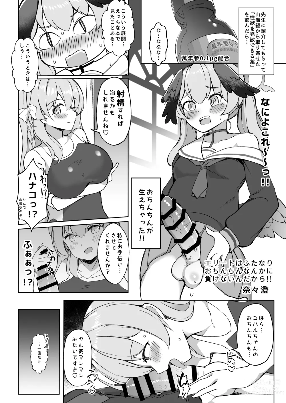 Page 53 of doujinshi BlueArchive Futanari Anthology