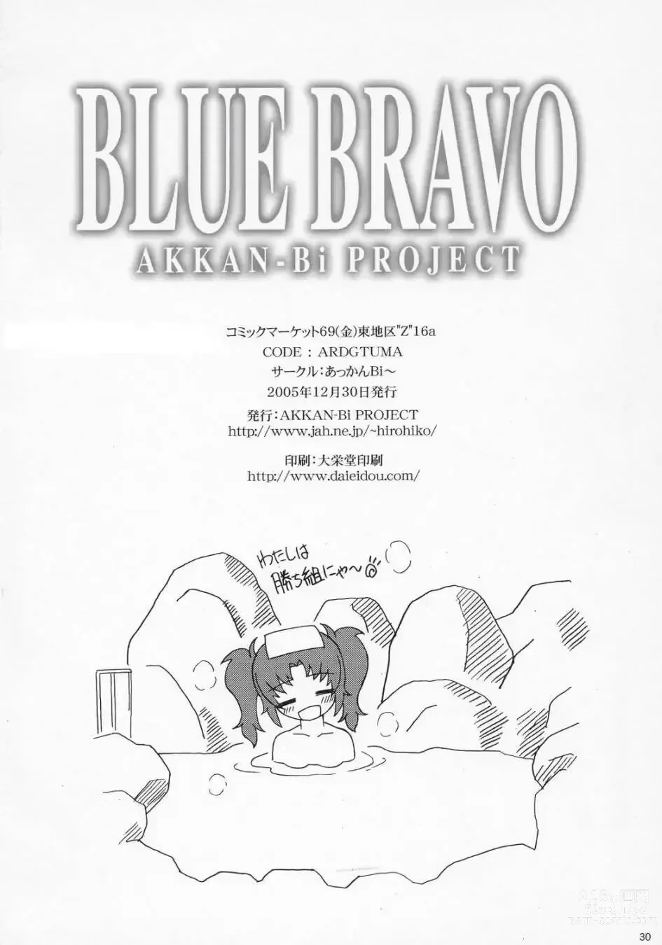 Page 29 of doujinshi BLUE BRAVO