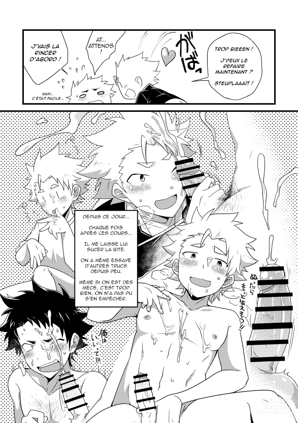 Page 20 of doujinshi Mon pote de classe est secrètement poilu!