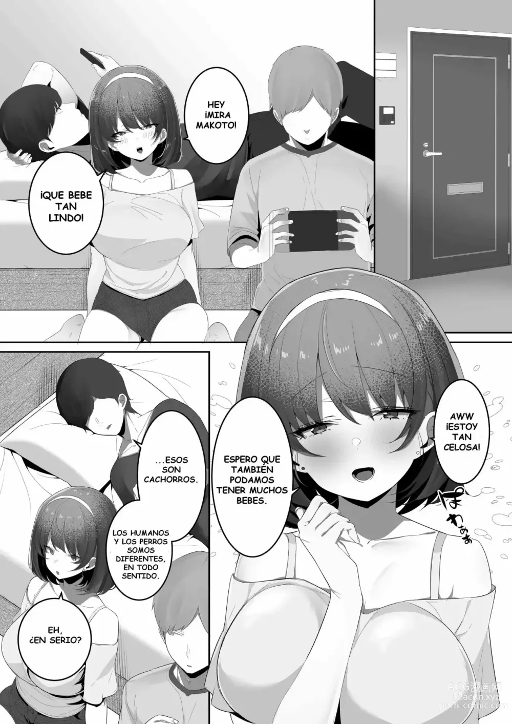 Page 3 of doujinshi Kareshi Mochi no Kyonyuu Osananajimi o NTR Nakadashi Suru Hon