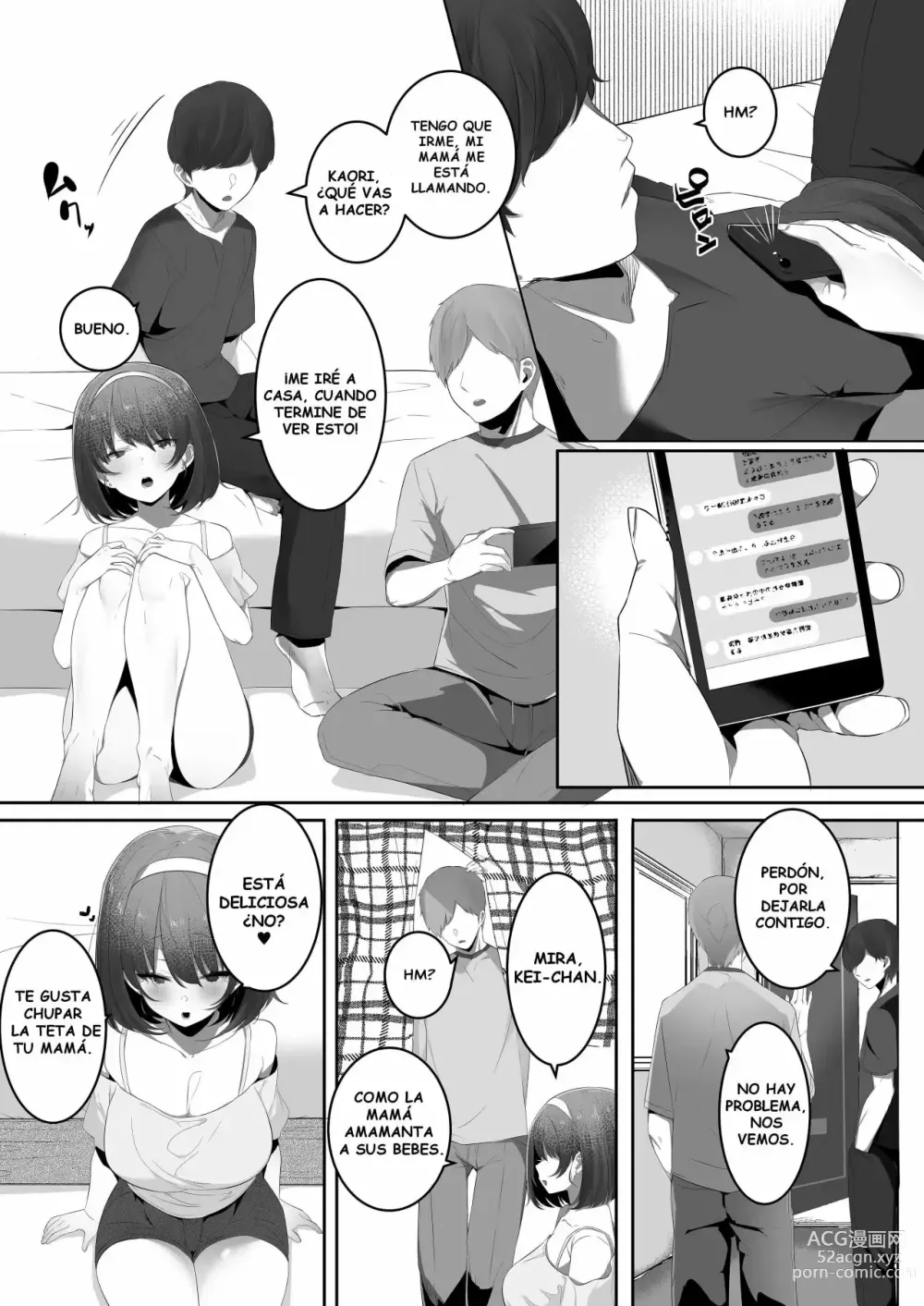 Page 4 of doujinshi Kareshi Mochi no Kyonyuu Osananajimi o NTR Nakadashi Suru Hon