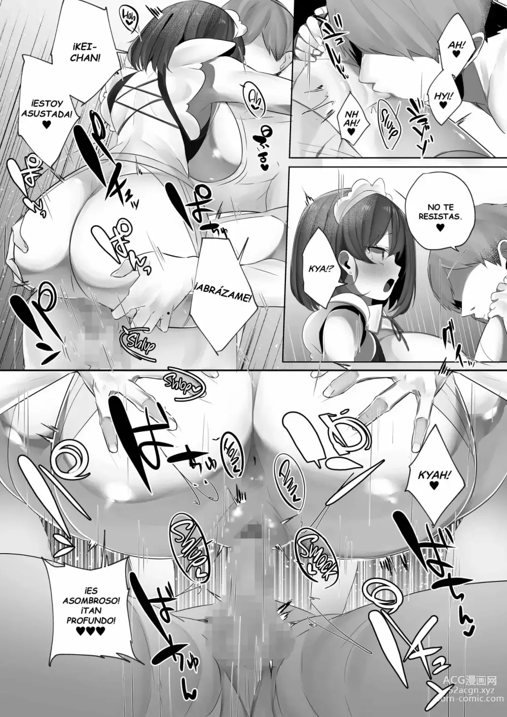 Page 34 of doujinshi Kareshi Mochi no Kyonyuu Osananajimi o NTR Nakadashi Suru Hon