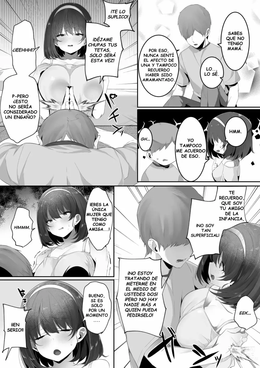 Page 6 of doujinshi Kareshi Mochi no Kyonyuu Osananajimi o NTR Nakadashi Suru Hon