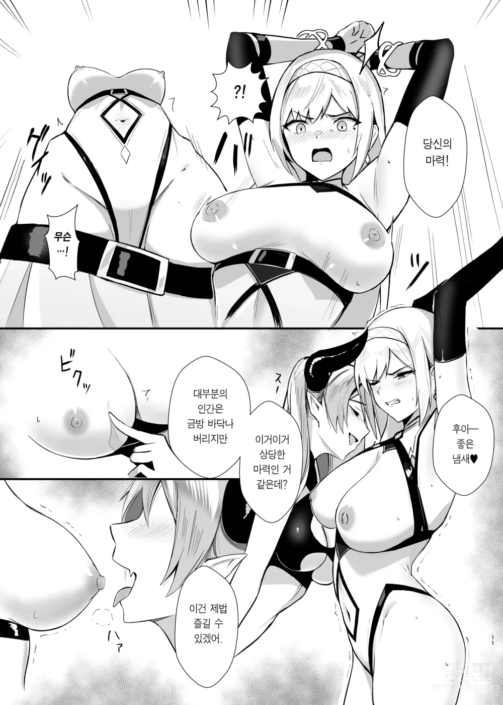 Page 11 of doujinshi 알리사 2 홍의 마족