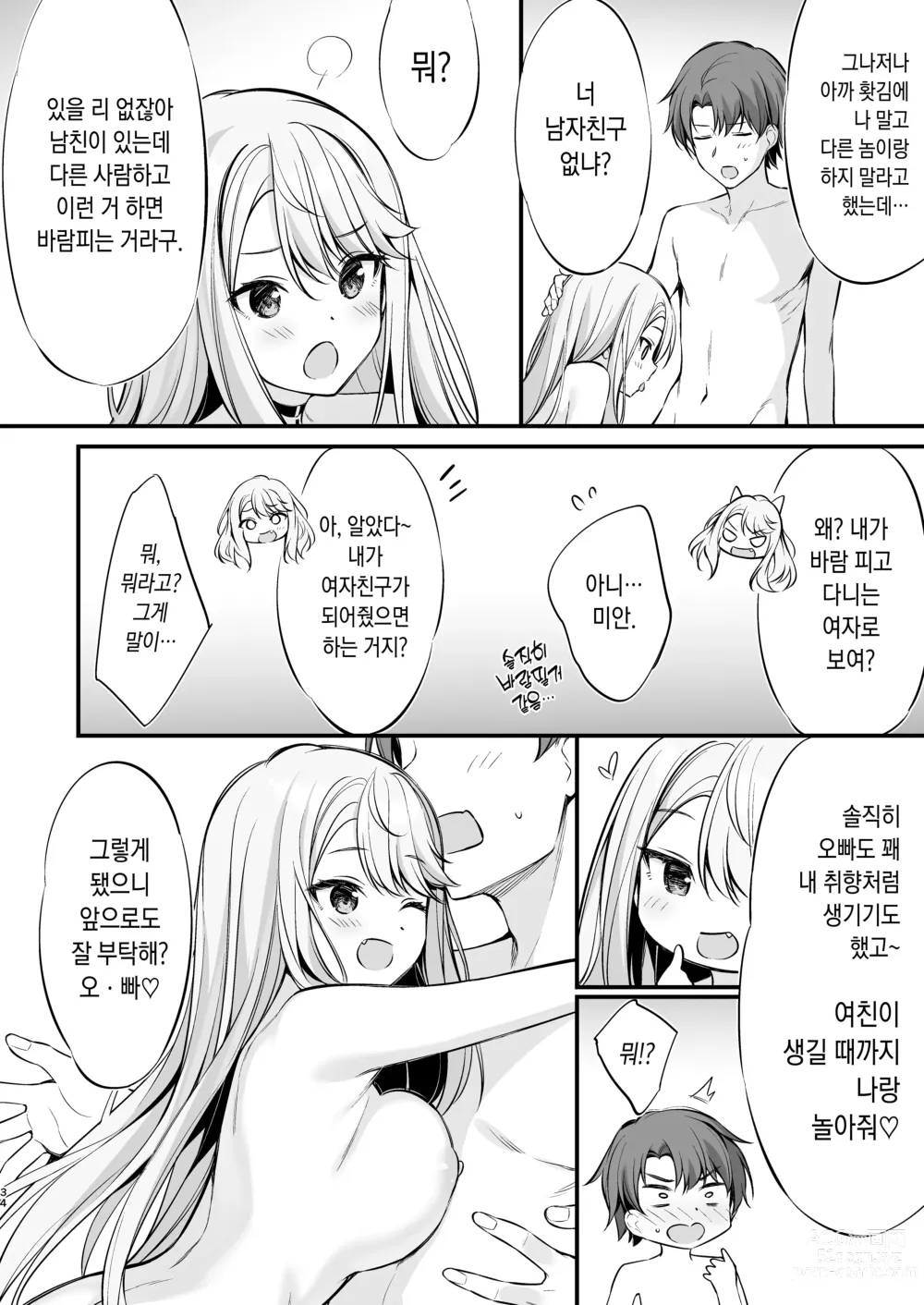 Page 34 of doujinshi SNS로 만나게 된 건 갸루가 된 여동생이었다