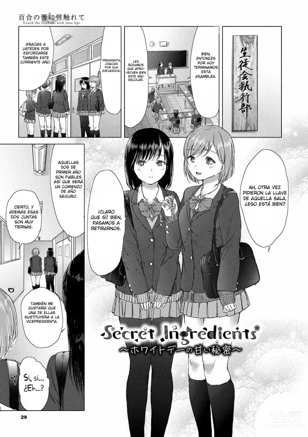 Page 29 of manga Yuri no Tsubomi ni Kuchibiru Furete Ch. 1-5