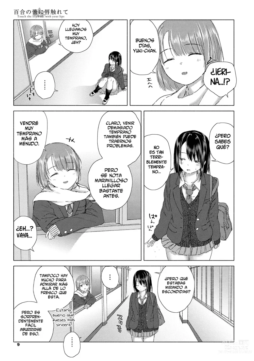 Page 9 of manga Yuri no Tsubomi ni Kuchibiru Furete Ch. 1-5