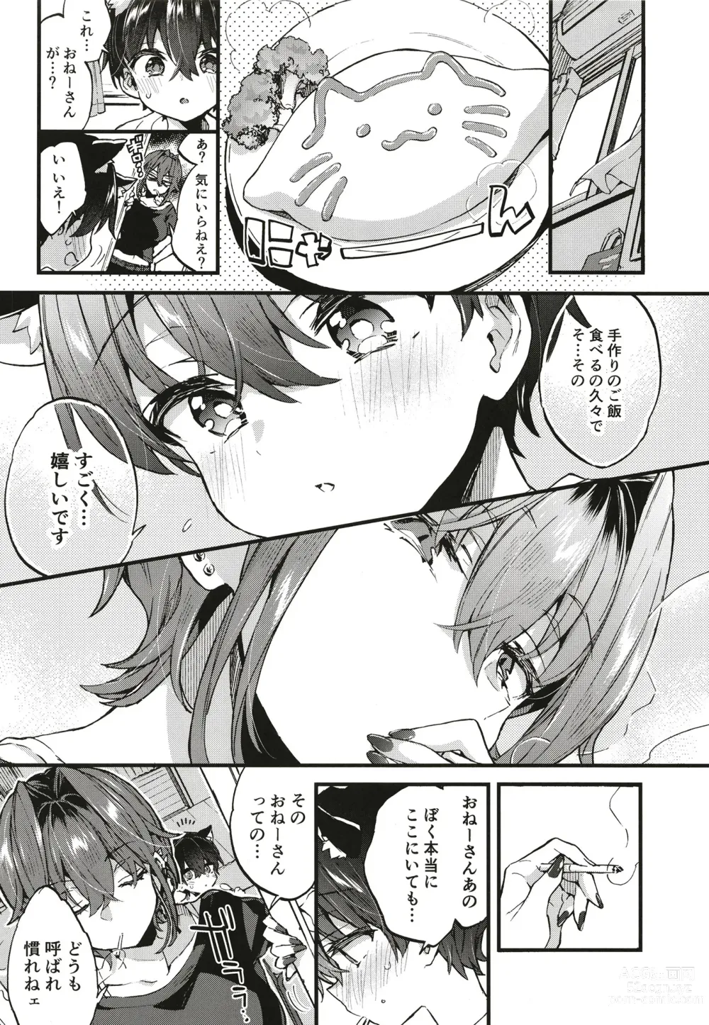 Page 13 of doujinshi Chotto Kowai Onee-san ni Katte morau Koto ni Narimashita