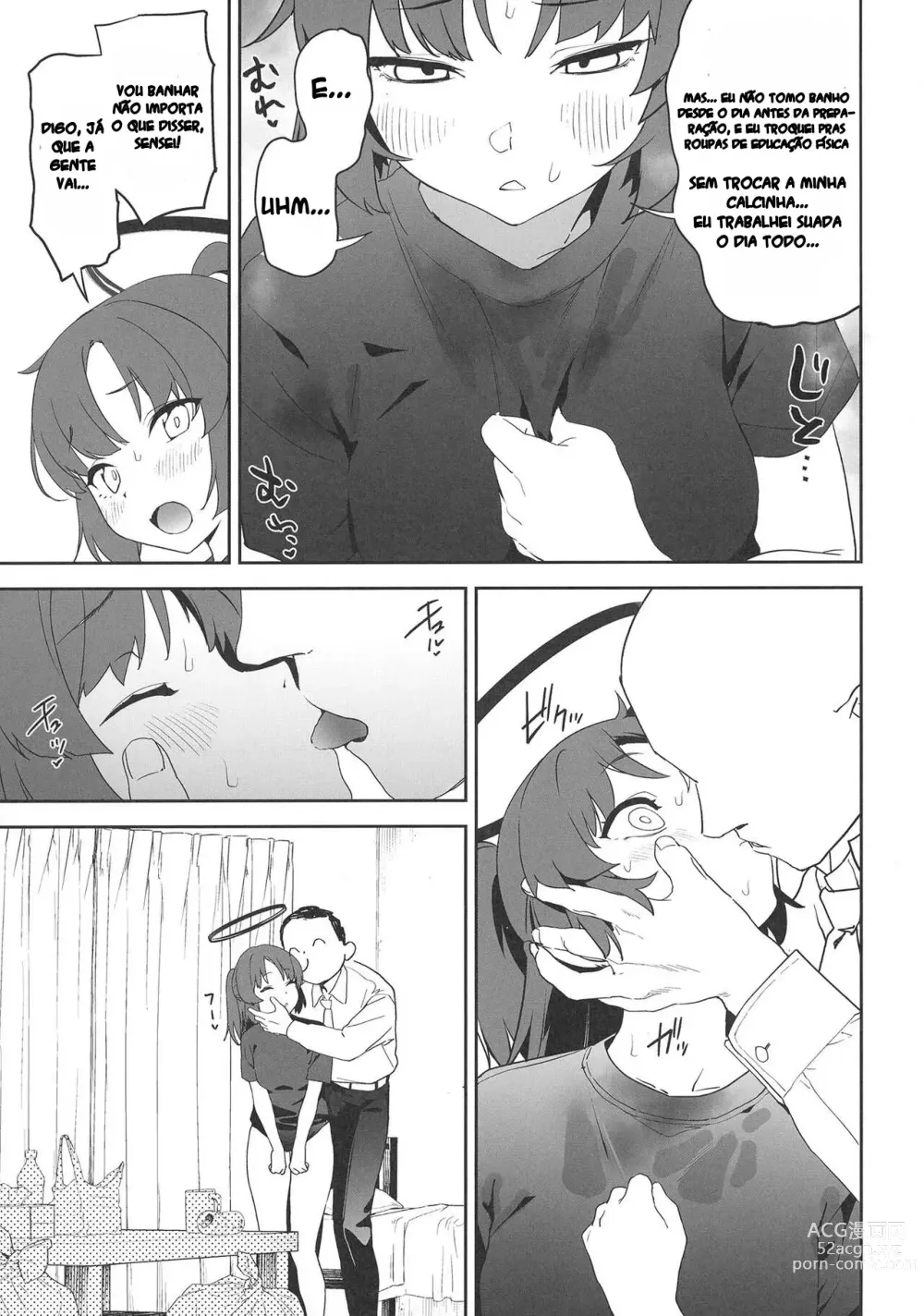 Page 5 of doujinshi Shimi Ase Yuuka no Mure Momo Manko