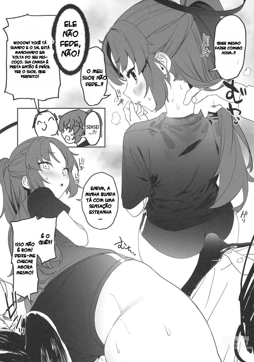 Page 6 of doujinshi Shimi Ase Yuuka no Mure Momo Manko