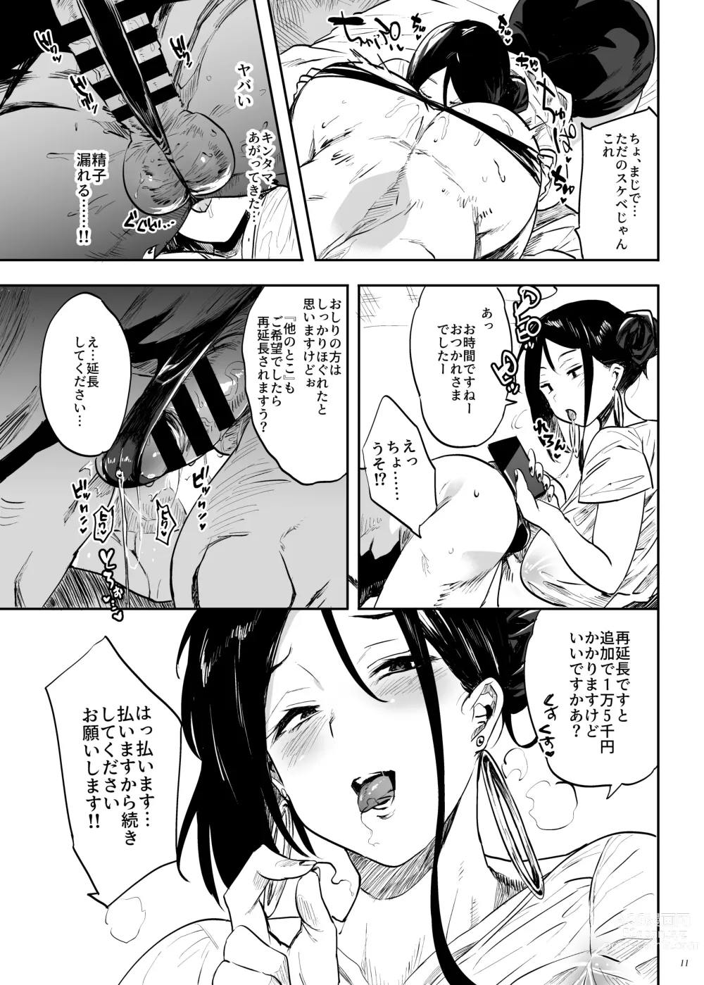 Page 11 of doujinshi Toutende wa sono youna Service wa Okonatte Orimasennode,