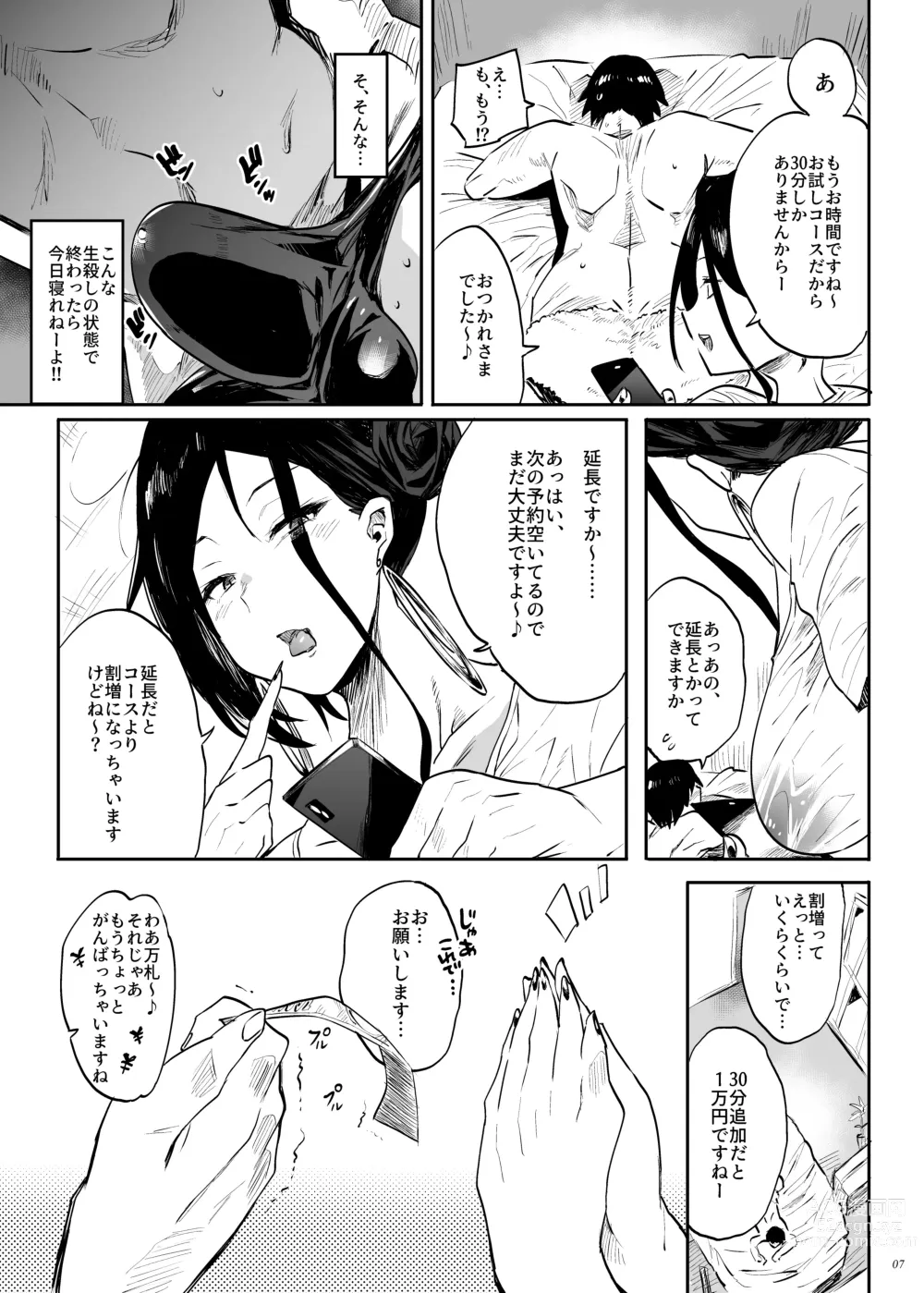 Page 7 of doujinshi Toutende wa sono youna Service wa Okonatte Orimasennode,