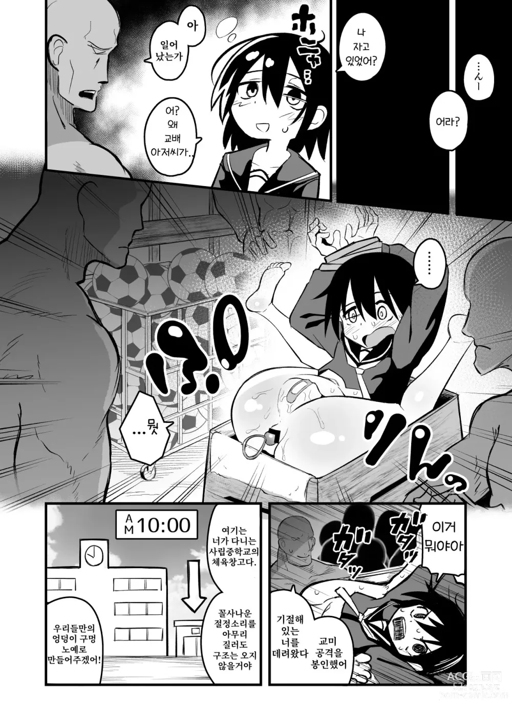 Page 10 of doujinshi Enkou Mesugaki JC wa Anal ga Yowai!!