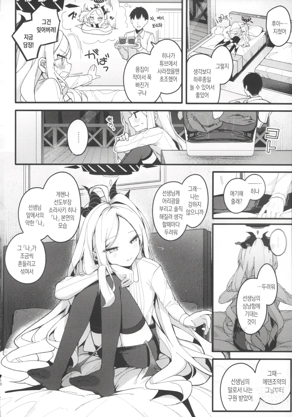 Page 9 of doujinshi 여름의 꿈을 저 파도에 남기고