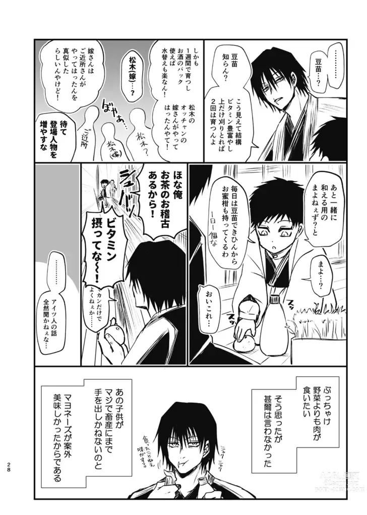 Page 27 of doujinshi Tsume ~ Naoya uke web Manga Sairoku-shuu~