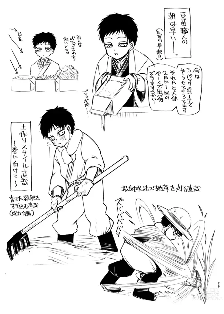 Page 28 of doujinshi Tsume ~ Naoya uke web Manga Sairoku-shuu~