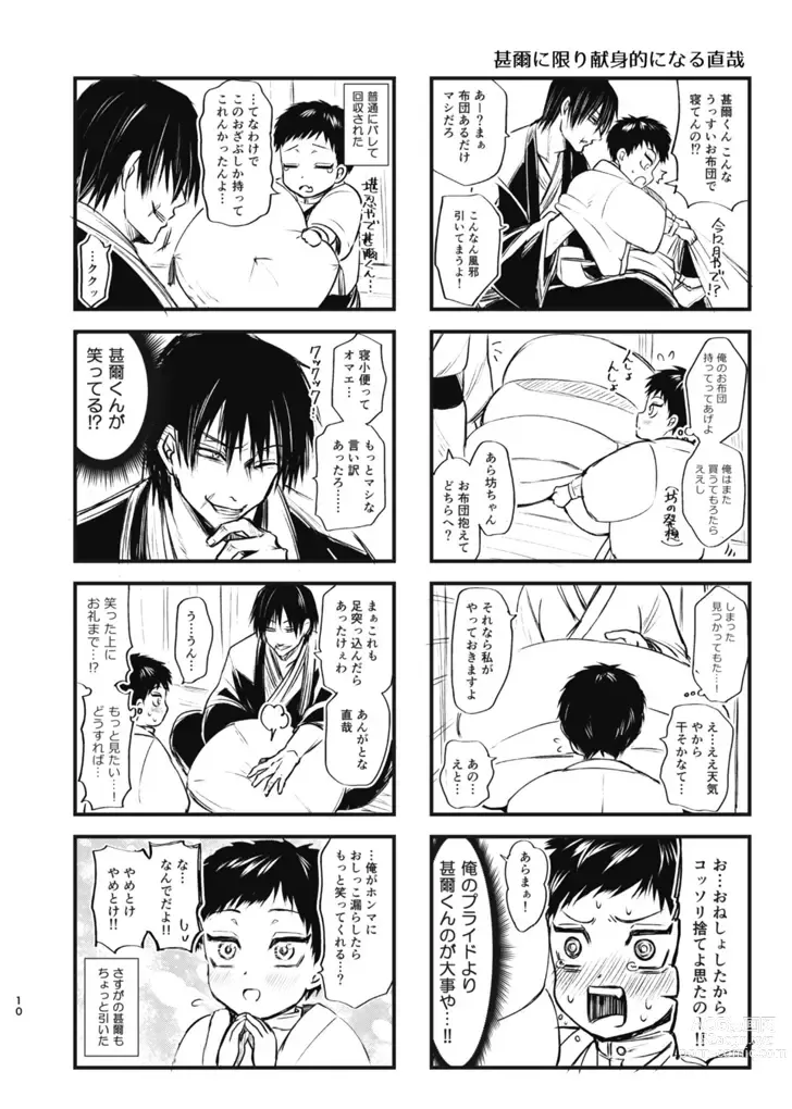 Page 9 of doujinshi Tsume ~ Naoya uke web Manga Sairoku-shuu~