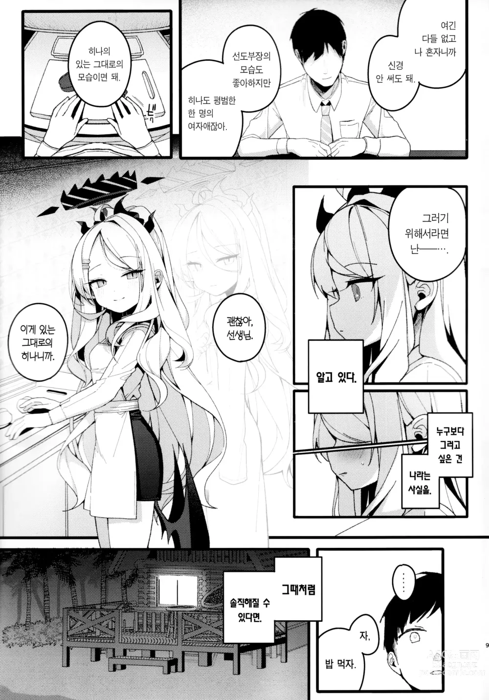 Page 8 of doujinshi 여름의 꿈을 그 파도에 남기며