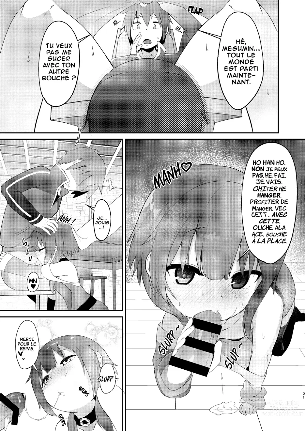 Page 20 of doujinshi [Quête urgente !] Séduire une loli Megumin !