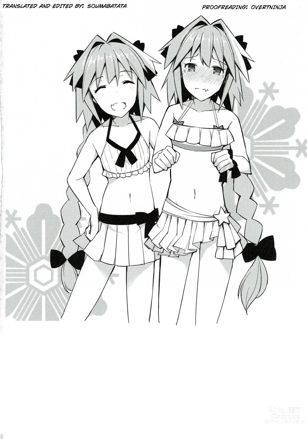 Page 18 of doujinshi Astolfo Cos no Ochinpo Glyph ga Extella Link