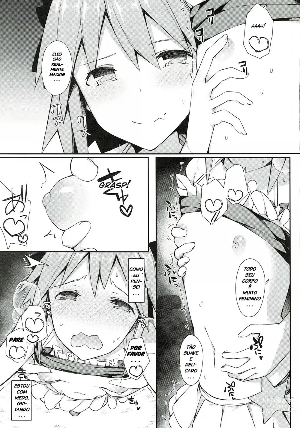 Page 9 of doujinshi Astolfo Cos no Ochinpo Glyph ga Extella Link