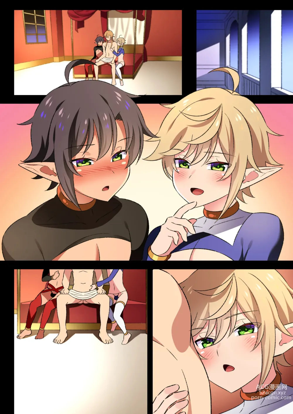 Page 41 of doujinshi Isekai no Shounen 2 ~Kerai no Bishounen Futago to 3P Sex de Douji Mesu Ochi Choukyou~