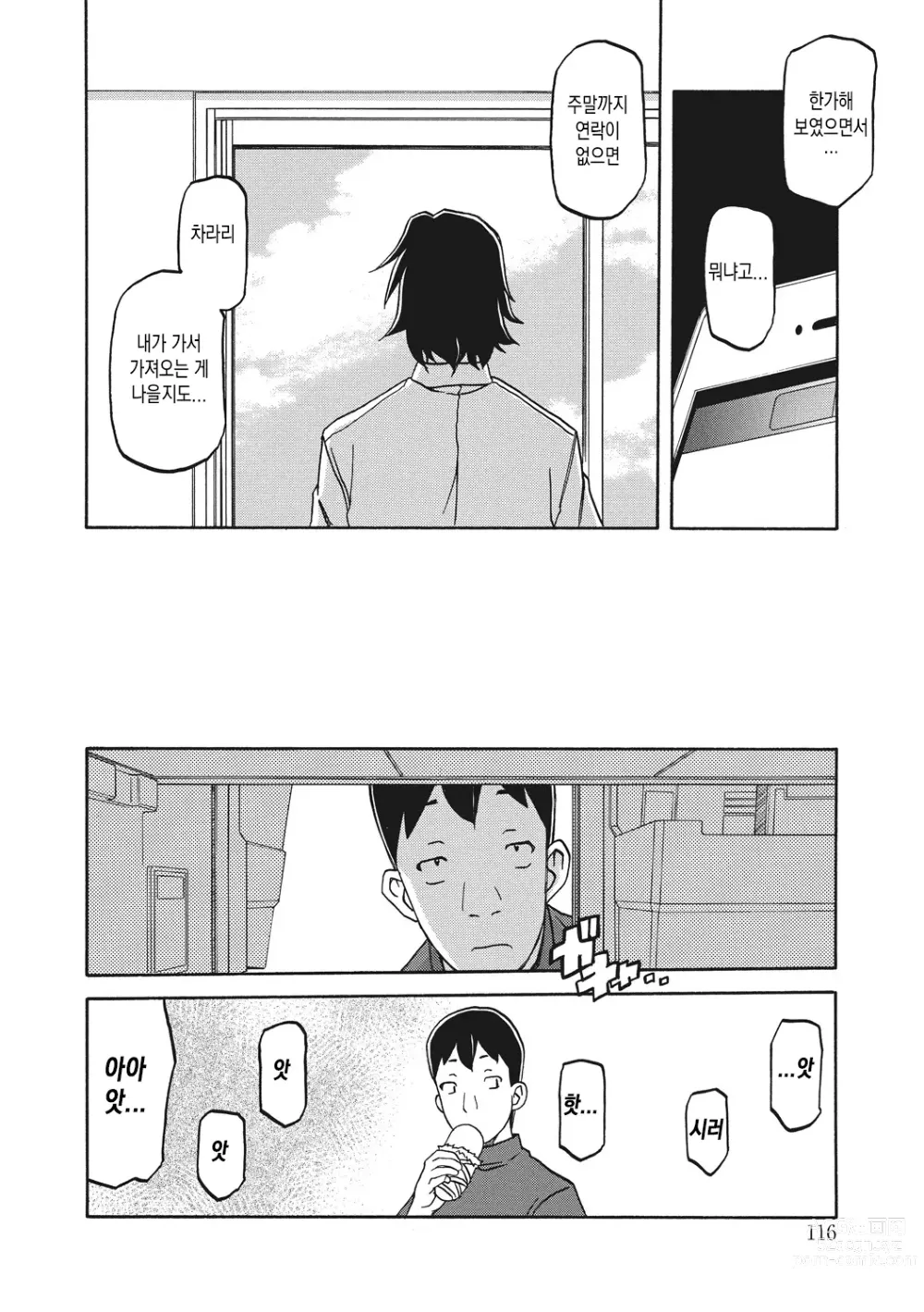 Page 116 of manga 월하향의 감옥1