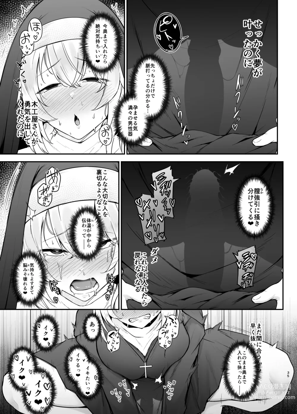 Page 34 of doujinshi Hin no Nai Onna wa Kirai desu ka?