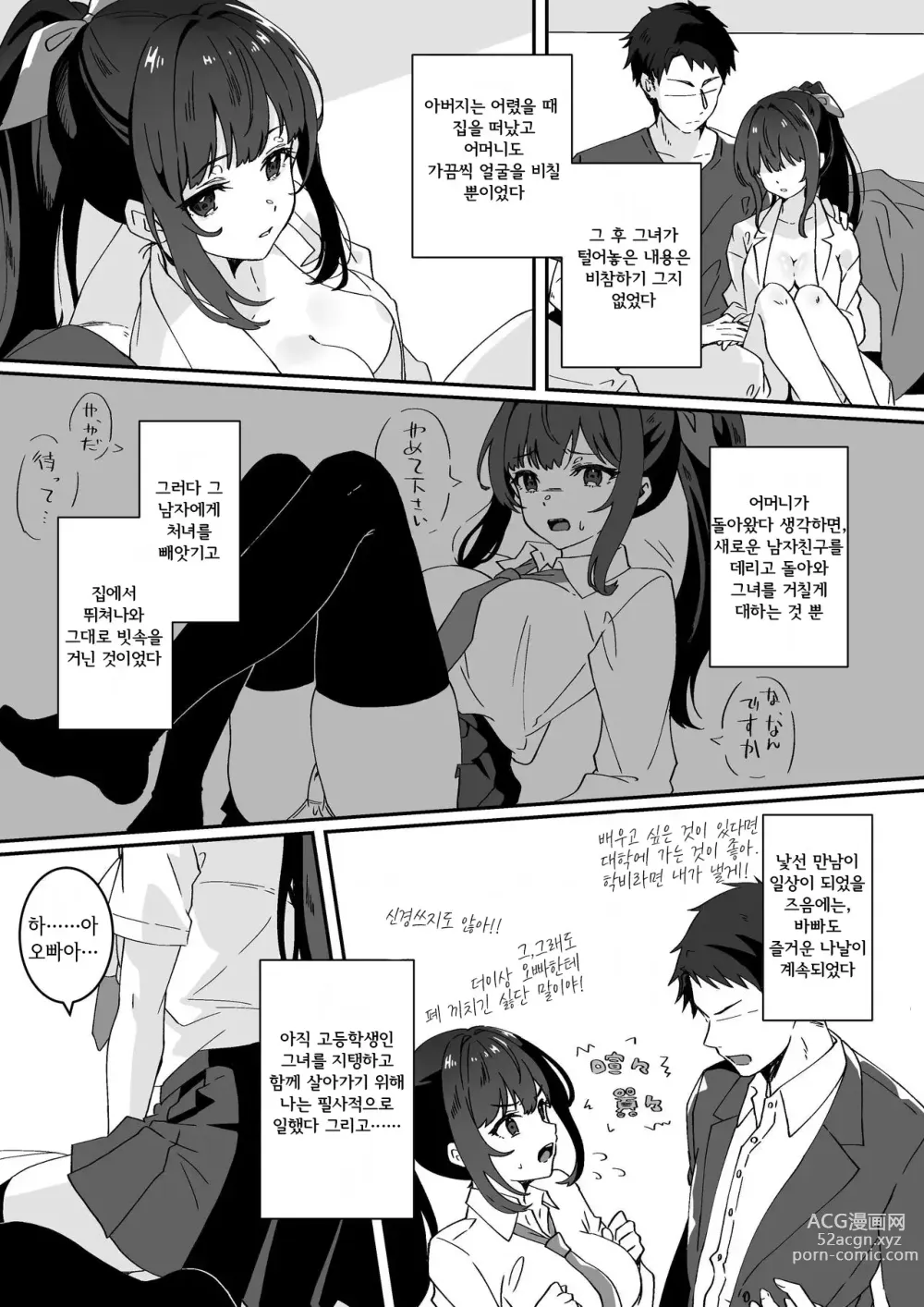 Page 36 of doujinshi Kyou no Tenki wa Ame Tokidoki Iede JK - Today´s Weather is Rainy and Sometimes Runaway JK