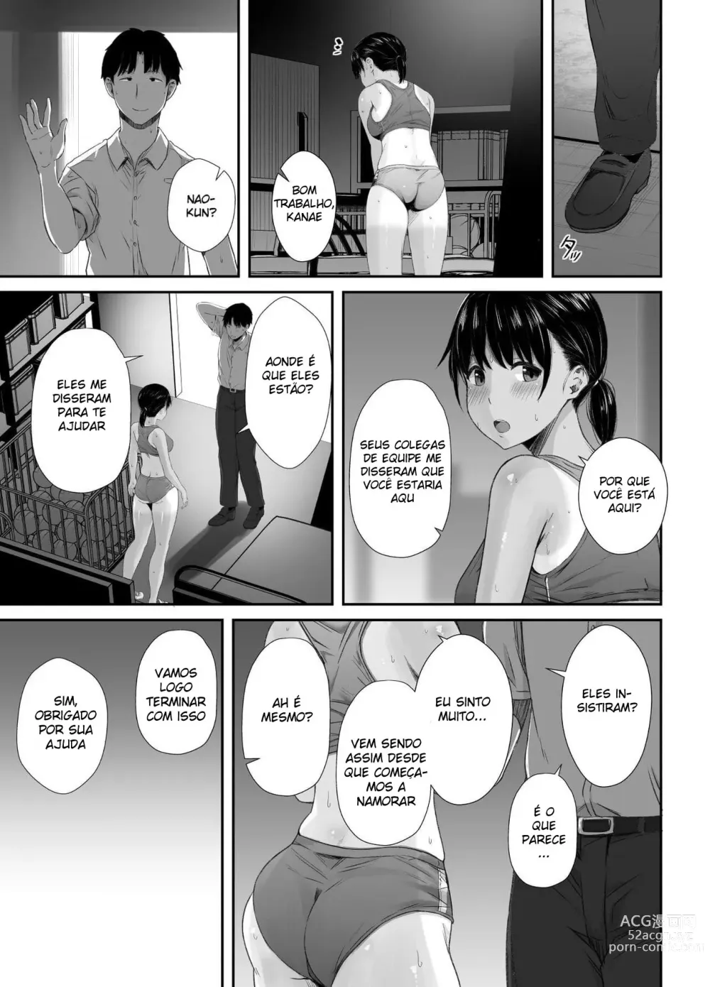 Page 6 of doujinshi Renshuu Nesshin na Rikubu Kanojo ga Shuuchi Shidou ni Kuppuku Suru made