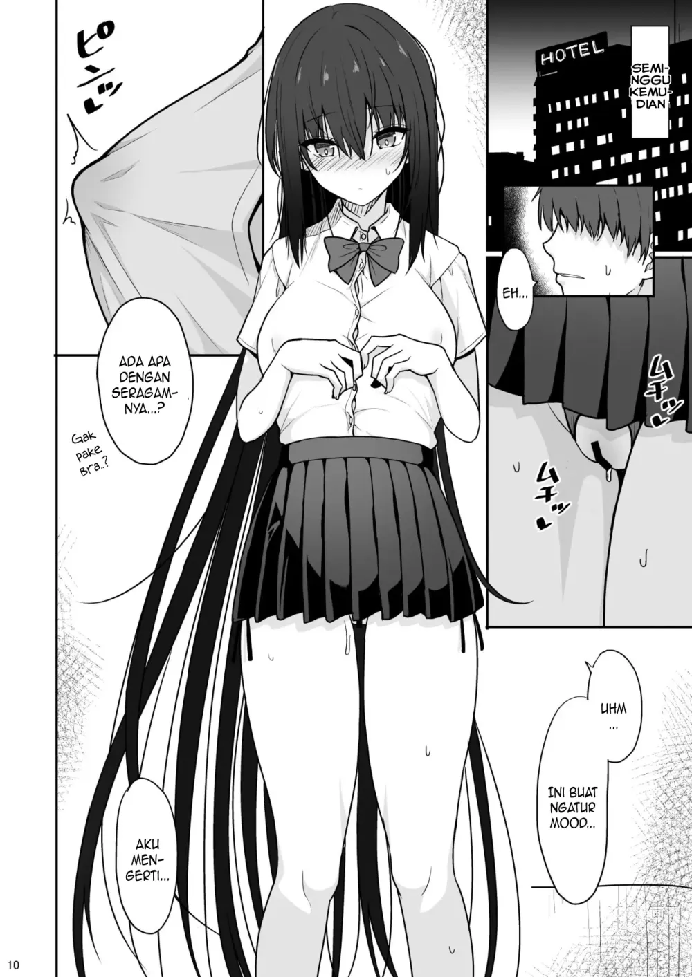 Page 9 of doujinshi Pacar yang Pendiam Jadi Orang Cabul yang Suka Ngecrot Dalam Saat Syuting Bokep