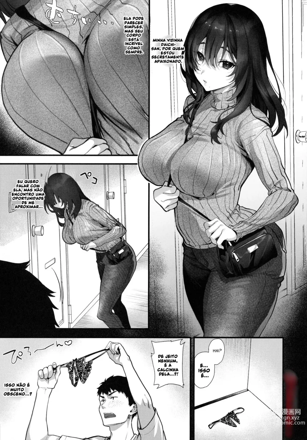 Page 2 of doujinshi Otonari-san wa InCha ppoi no ni Kakure Bitch