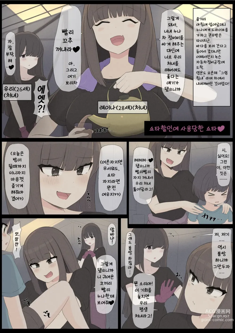 Page 1 of doujinshi 정비공장의 누나