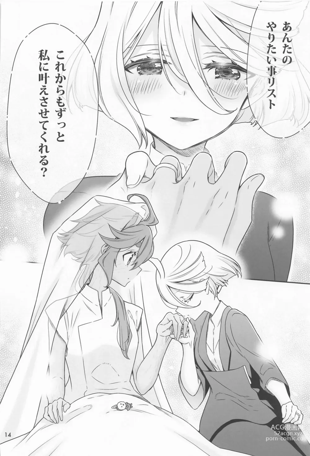 Page 13 of doujinshi Shukufuku no Hi